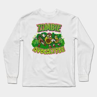 Zombie Avocalypse Long Sleeve T-Shirt